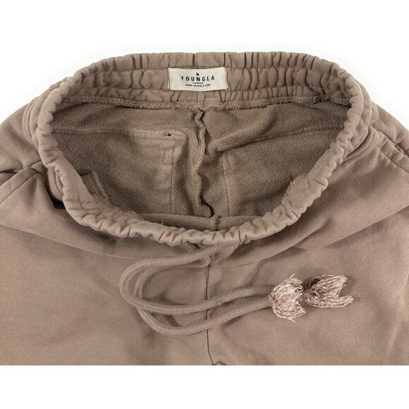 YoungLA Mens Rambo Cargo Joggers Size Large French Terry Sweatpants - Picture 3 of 10